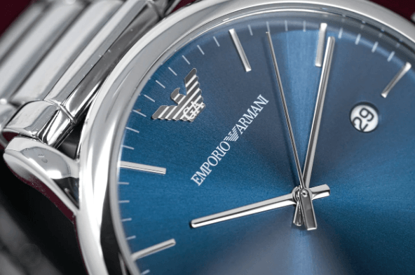 Emporio Armani Luigi Men's Blue Dial Watch AR11089 - WatchStatus Ltd