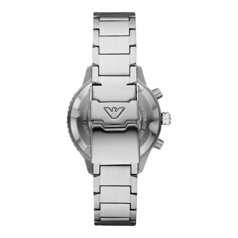 Emporio Armani Diver Men's Black Dial Chronograph Watch AR11360 - WatchStatus Ltd