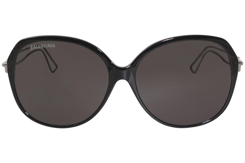 Balenciaga BB0058SK-001 Ladies Oval Black Sunglasses - WatchStatus Ltd