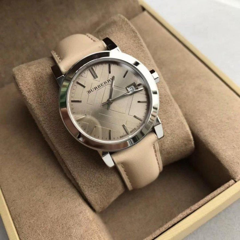 Burberry The City Watch Tan Leather BU9010 - WatchStatus Ltd