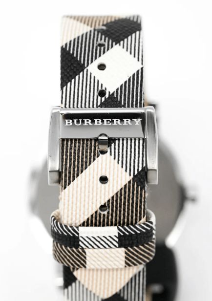 Burberry The City Men's Watch Silver Nova Leather BU9022 - WatchStatus Ltd