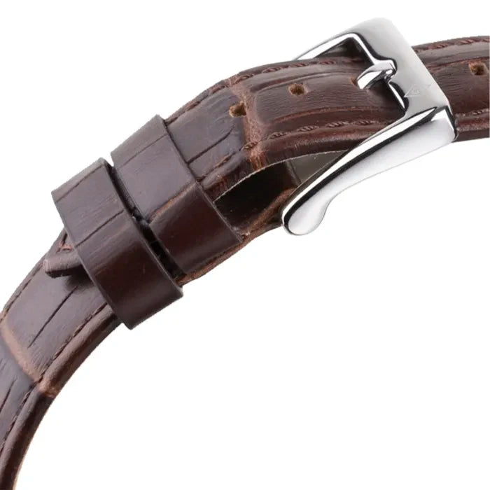 GANT Park Hill Day-Date II Men's Watch White Dial Brown Leather GTG121001