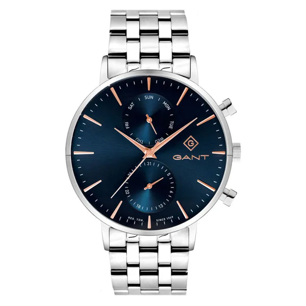 GANT Park Hill Day-Date II Men's Watch Blue Silver GTG121010