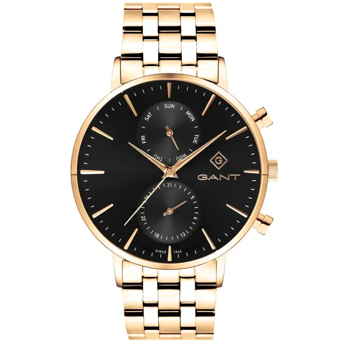 GANT Park Hill Day-Date II Men's Watch Gold Black GTG121013