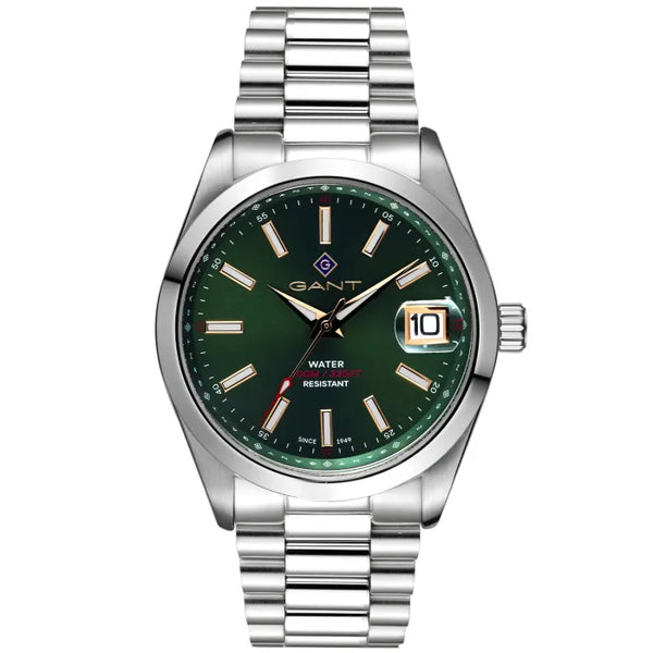 GANT Eastham Men's Watch Silver Green Dial GTG161006