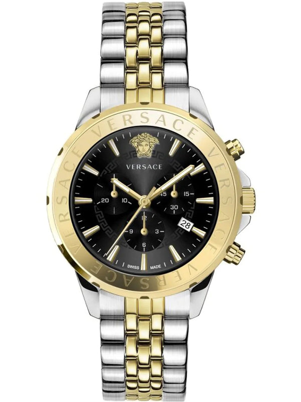 Versace Chrono Signature Men's Watch Two-Tone Chronograph VEV602223