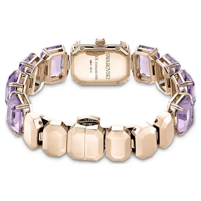 Swarovski Ladies Watch Purple Octagon Cut Crystals 5722364