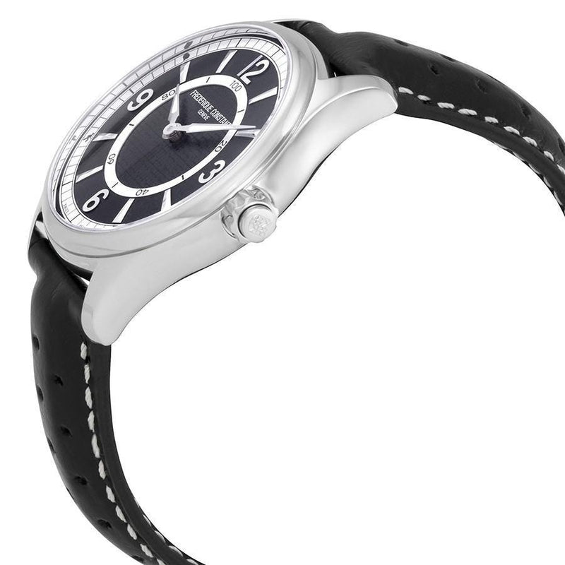 Frederique Constant Horological Men's Black Leather Smart Watch FC-282AB5B6 - WatchStatus Ltd