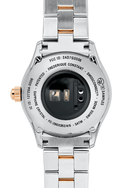 Frederique Constant Vitality Ladies Two-Tone Smart Watch FC-286BG3B2B - WatchStatus Ltd