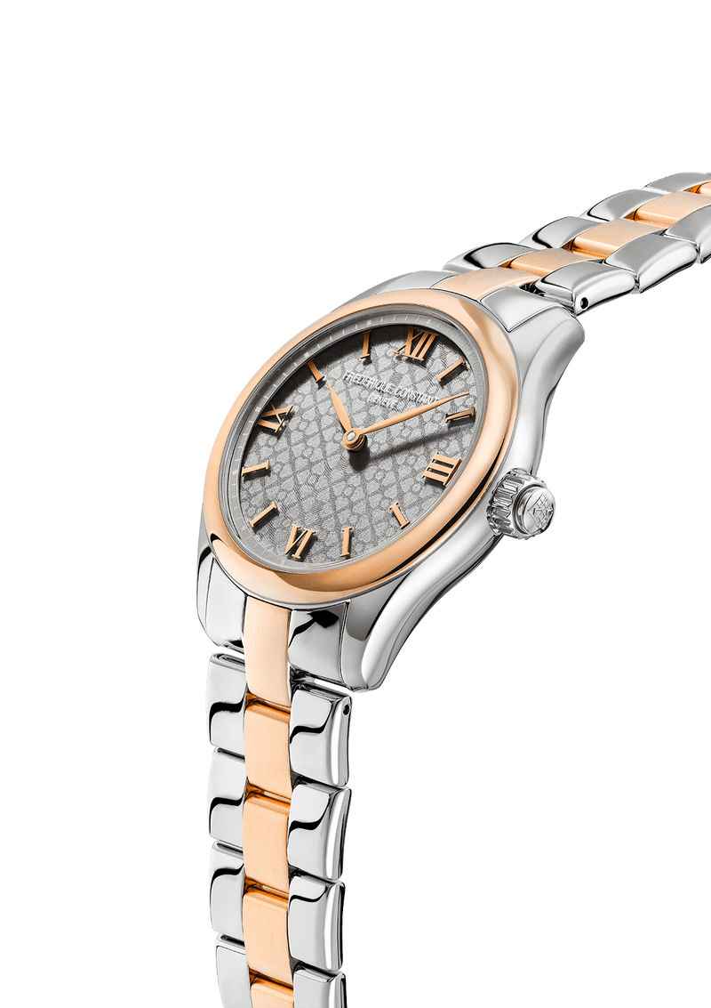 Frederique Constant Vitality Ladies Two-Tone Smart Watch FC-286BG3B2B - WatchStatus Ltd