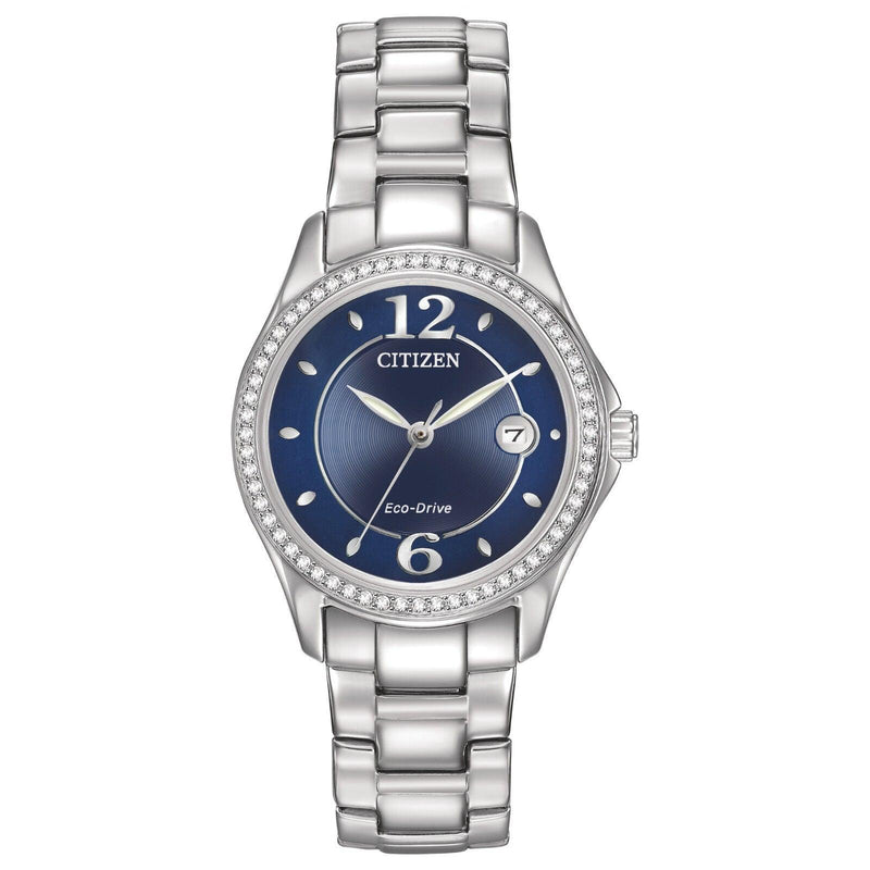 Citizen Eco-Drive Watch Ladies Blue Dial FE1140-86L - WatchStatus Ltd