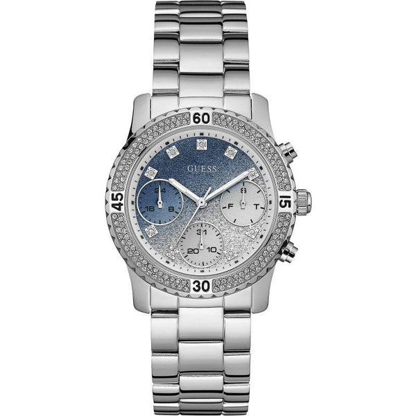 Guess Confetti Ladies Blue Gradient Watch W0774L6 - WatchStatus Ltd