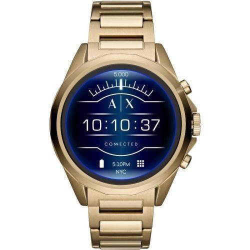 Armani Exchange Connected AXT2001 Men’s Gold Stainless Steel Multi-Function Smart Watch - WATCHES