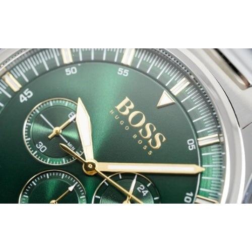 BOSS Pioneer Men’s Green Dial Chronograph Watch HB1513868