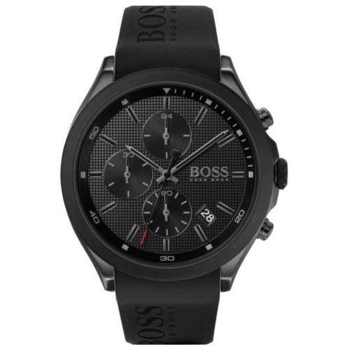 BOSS Velocity Men’s Black Rubber Chronograph Watch HB1513720