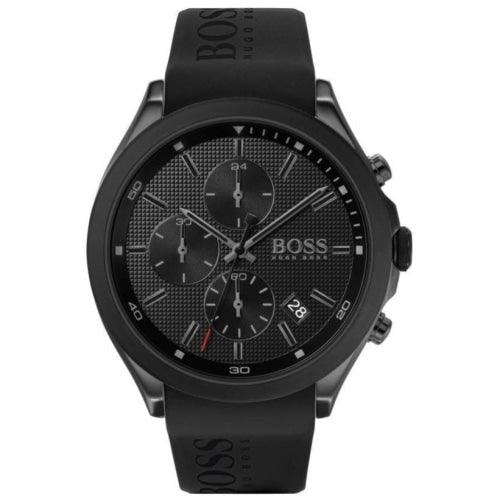 BOSS Velocity Men’s Black Rubber Chronograph Watch HB1513720