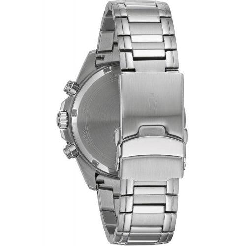 Bulova 98B344 Men’s Classic Chrono Silver/Black Chronograph Watch - WATCHES