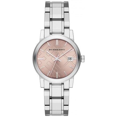 Burberry BU9124 Ladies The City Pink Dial 34mm Watch - Watches