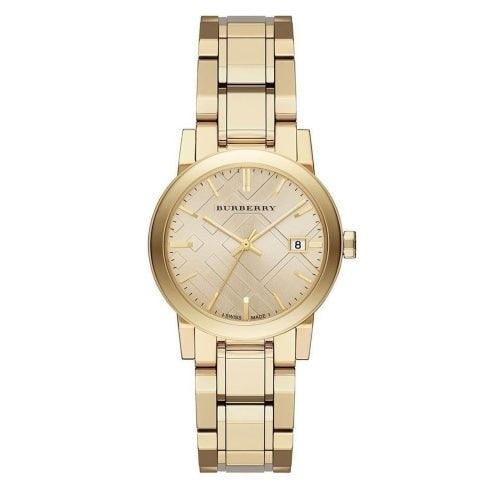 Burberry BU9134 Ladies The City Gold 34mm Swiss Watch - Watches