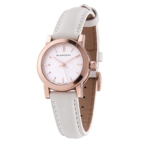 Burberry BU9209 Ladies The City White Leather 26mm Watch - Watches