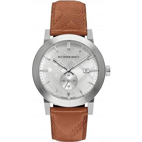 Burberry BU9904 Men’s The City Brown Leather 42mm Watch - Watches