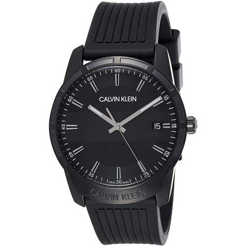 Calvin Klein Evidence Men's Black Rubber 42mm Watch K8R114D1 - WatchStatus Ltd