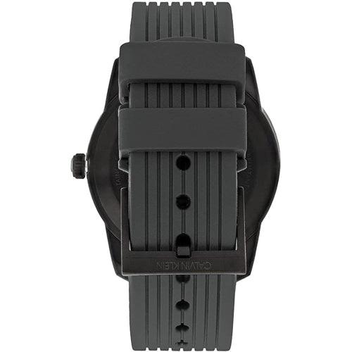 Calvin Klein Evidence Men's Black Rubber 42mm Watch K8R114D1 - WatchStatus Ltd