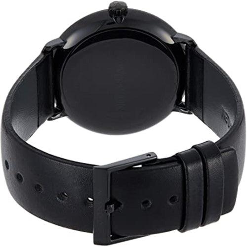 Calvin Klein High Noon Men's Black Leather 40mm Watch - WatchStatus Ltd