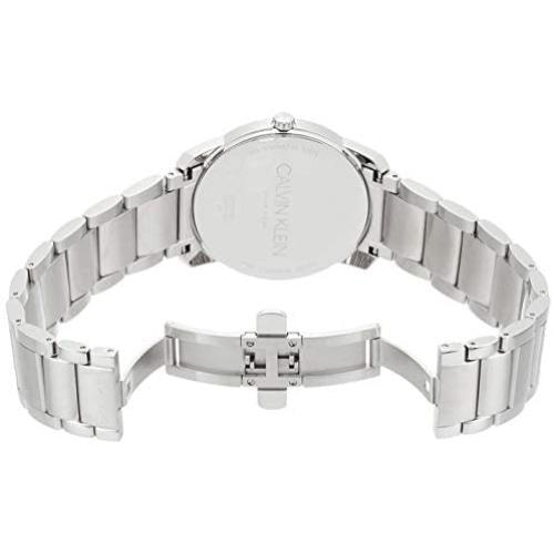 Calvin Klein K2G22143 Men's City Silver/Black Stainless Swiss Quartz Watch - WatchStatus Ltd