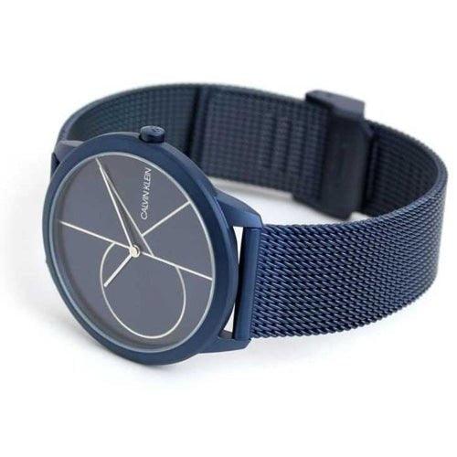 Calvin Klein Minimal Men's Blue Mesh 40mm Watch K3M51T5N - WatchStatus Ltd
