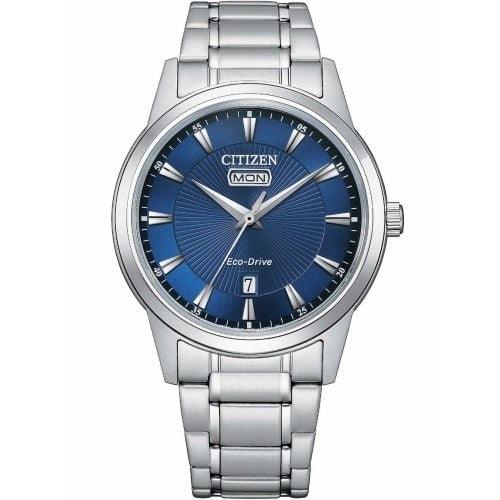 Citizen Eco-Drive Men's Blue Dial Watch AW0100-86L - WatchStatus Ltd