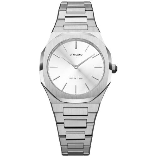 D1 Milano D1-UTBL08 Ladies Cloud Ultra-thin Brushed Silver 34mm Watch - WatchStatus Ltd