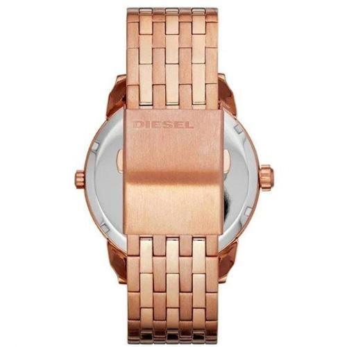 Diesel DZ7318 Unisex Mini Daddy Rose Gold Stainless Steel Dual-Time Watch - WatchStatus Ltd