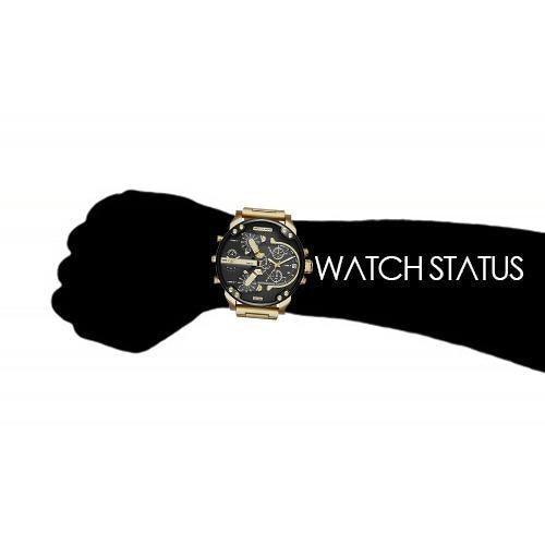Diesel DZ7333 Mens Mr Daddy Gold Stainless Steel Chronograph Watch - WatchStatus Ltd