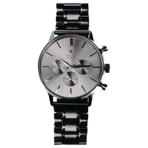 Eminence Mens Gunmetal Dial Chronograph Black Stainless Steel Watch - WatchStatus Ltd