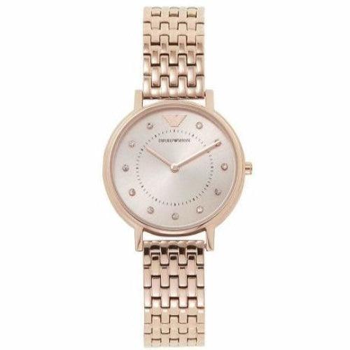 Emporio Armani AR11062 Ladies Kappa Sunray Rose Gold Watch - WatchStatus Ltd
