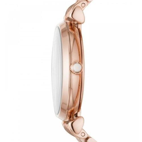 Emporio Armani AR11244 Ladies Gianni T-bar Rose Gold Crystal Watch - WatchStatus Ltd