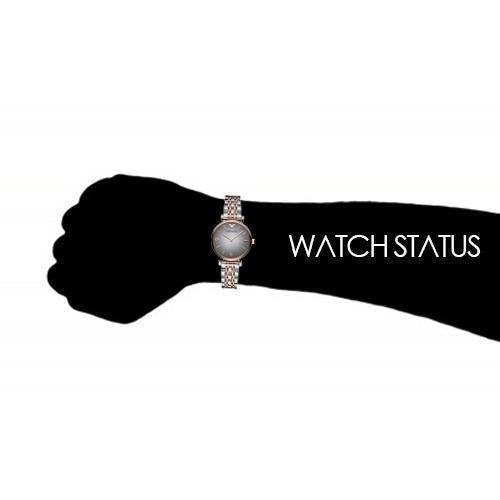 Emporio Armani AR1725 Ladies Gianni T-bar Two-toned Watch - WatchStatus Ltd