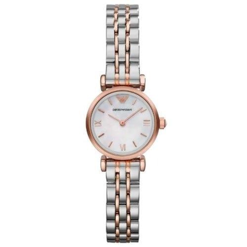 Emporio Armani AR1764 Ladies Gianni Two-Tone Miniature Watch - WatchStatus Ltd