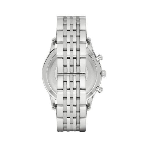 Emporio Armani AR1879 Men's Silver Chronograph Watch - WatchStatus Ltd