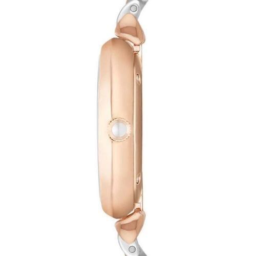 Emporio Armani AR1926 Ladies Gianni T-bar Two-toned Crystal Watch - WatchStatus Ltd