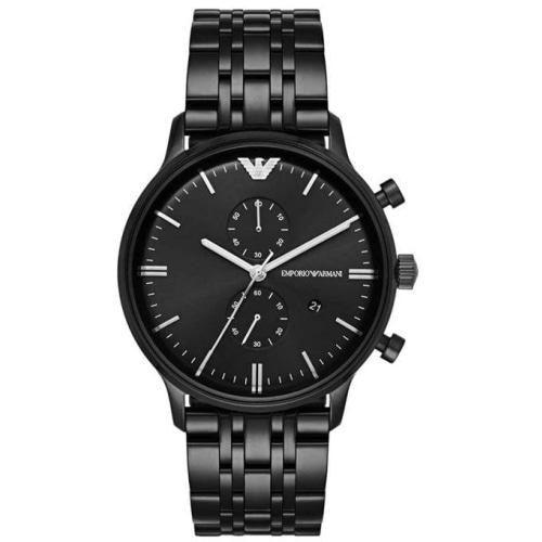 Emporio Armani AR1934 Men's Classic Black Chronograph Watch - WatchStatus Ltd
