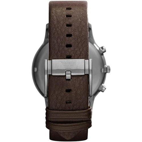 Emporio Armani AR2462 Men's Sportivo Brown Leather Chronograph Watch - WatchStatus Ltd