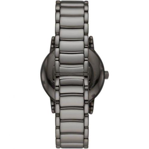 Emporio Armani AR60029 Men's Luigi Meccanico Grey/Blue Automatic Stainless Watch - WatchStatus Ltd