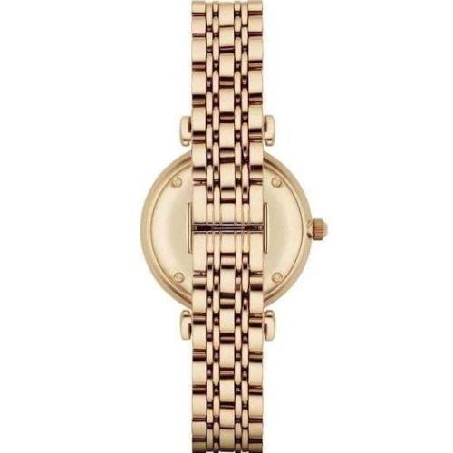 Emporio Armani Gianni T-bar Ladies Gold Watch AR1907 - WatchStatus Ltd