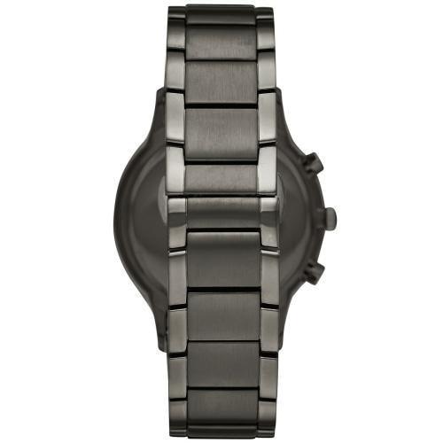 Emporio Armani Renato Men's Gunmetal / Blue Chronograph Watch AR11215 - WatchStatus Ltd