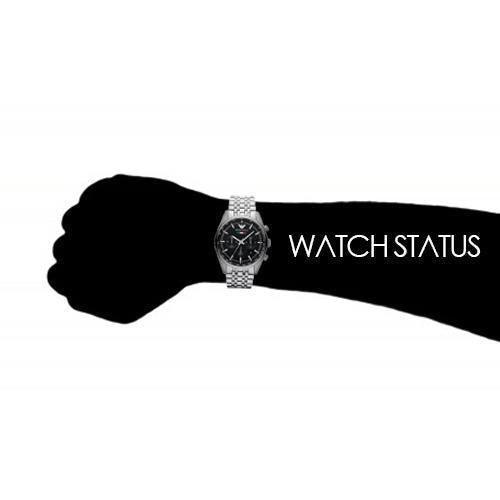 Emporio Armani Sportivo Men's Black Dial Chronograph Watch AR5983 - WatchStatus Ltd
