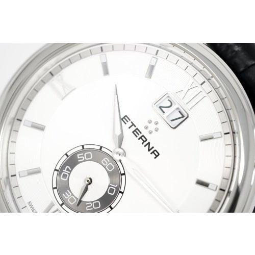 Eterna Adventic Men's Black Leather Watch 2971.41.66.1327 - WatchStatus Ltd
