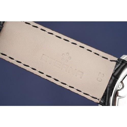Eterna Adventic Men's Silver / Black Leather Automatic Watch 2970.41.62.1326 - WatchStatus Ltd