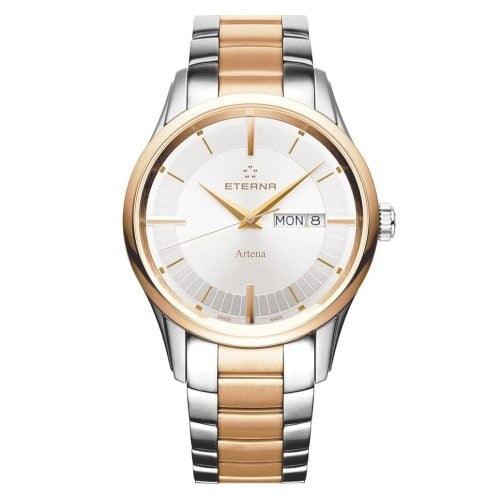 Eterna Artena Men's Two-Tone Day/Date Watch 2525.53.11.1725 - WatchStatus Ltd